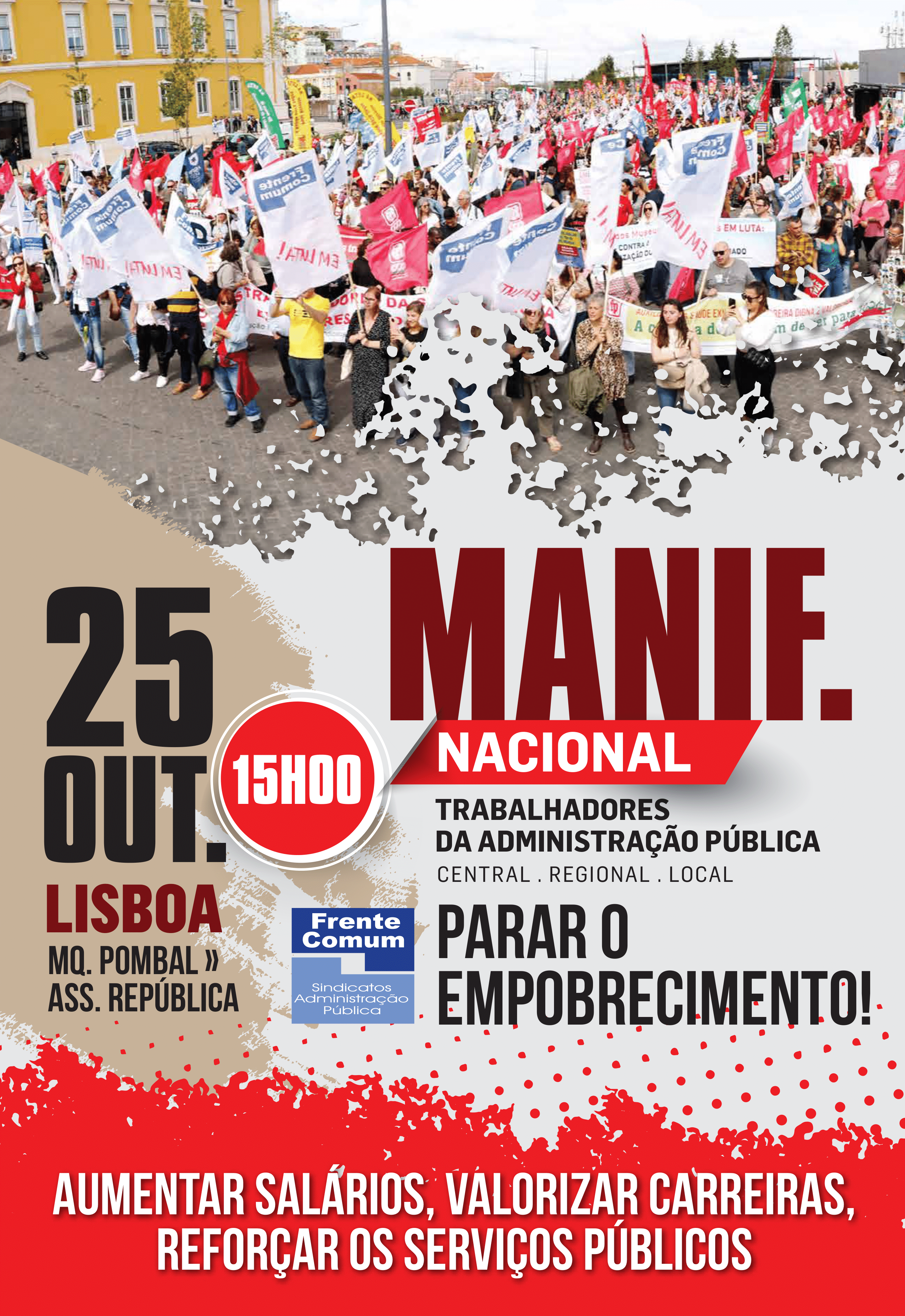 Manifestação Nacional - 25 de Outubro - Parar o Empobrecimento!